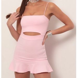 Reilly Cutout Ruffle Dress